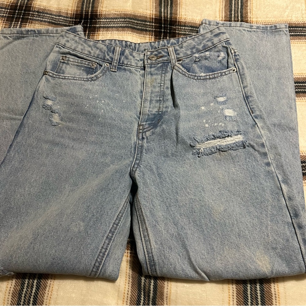 No Boundaries Light Blue Distressed Women Jeans